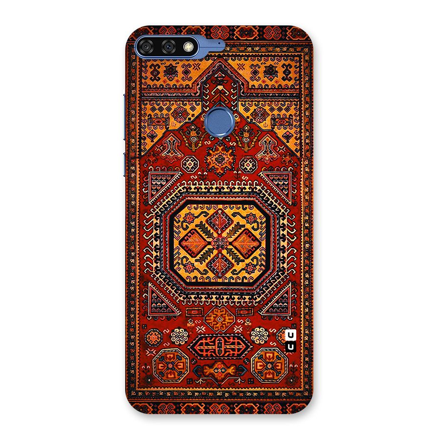 Classic Luxury Carpet Pattern Back Case for Honor 7C