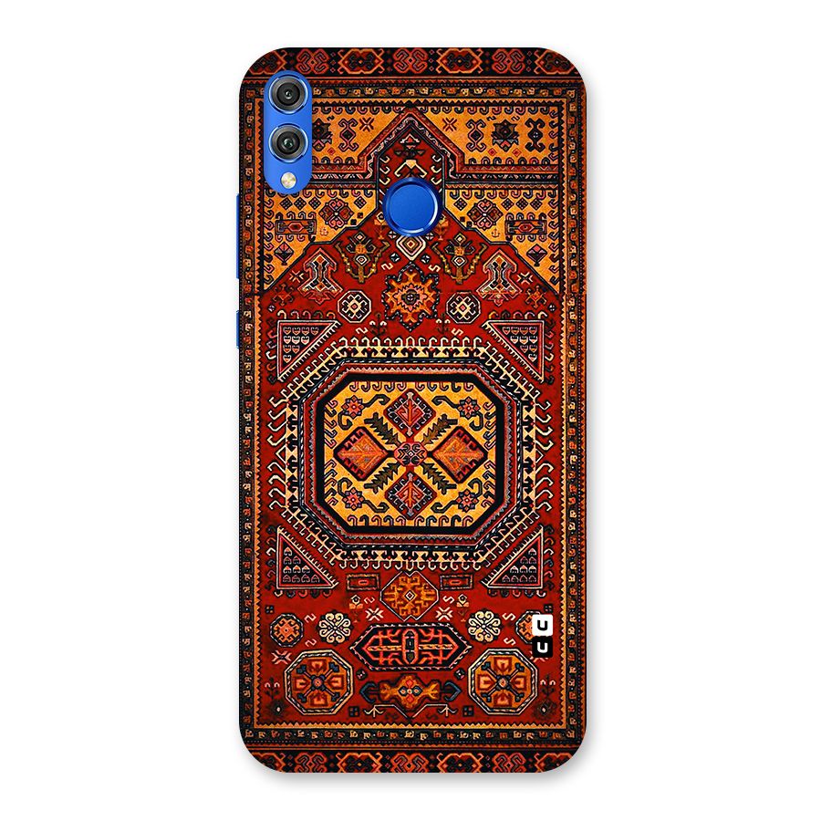 Classic Luxury Carpet Pattern Back Case for Honor 8X