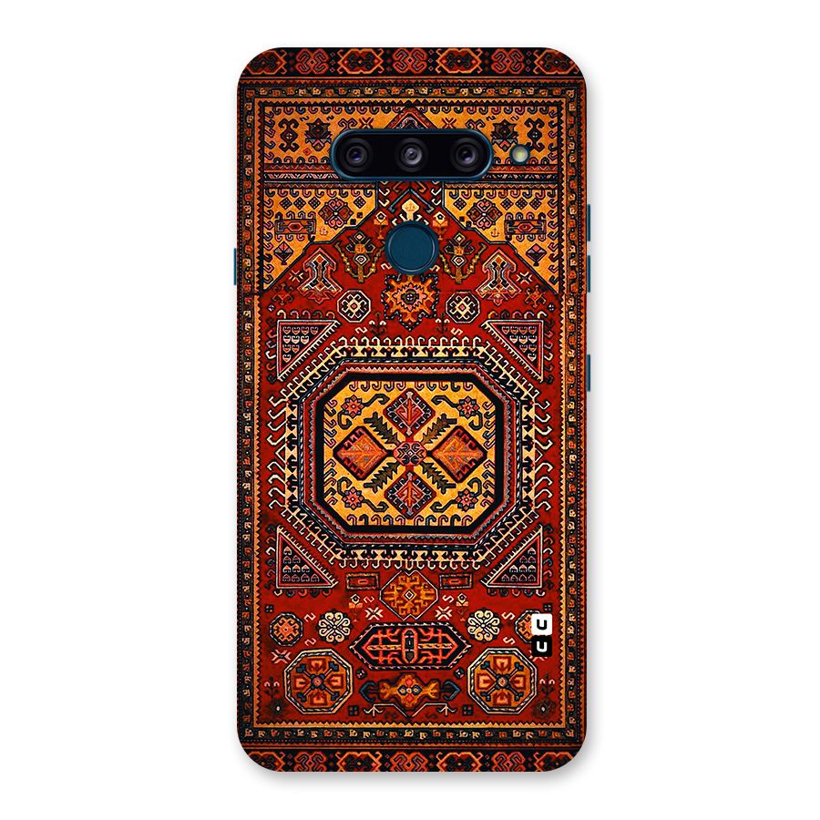 Classic Luxury Carpet Pattern Back Case for LG  V40 ThinQ