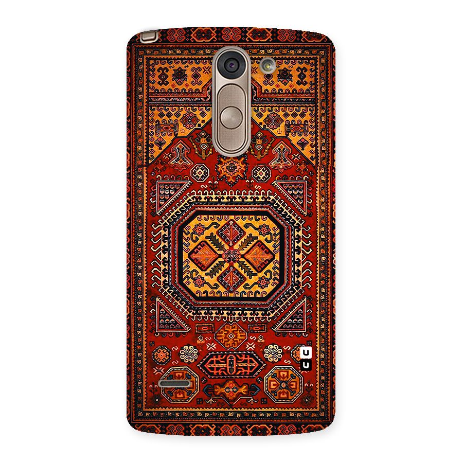 Classic Luxury Carpet Pattern Back Case for LG G3 Stylus