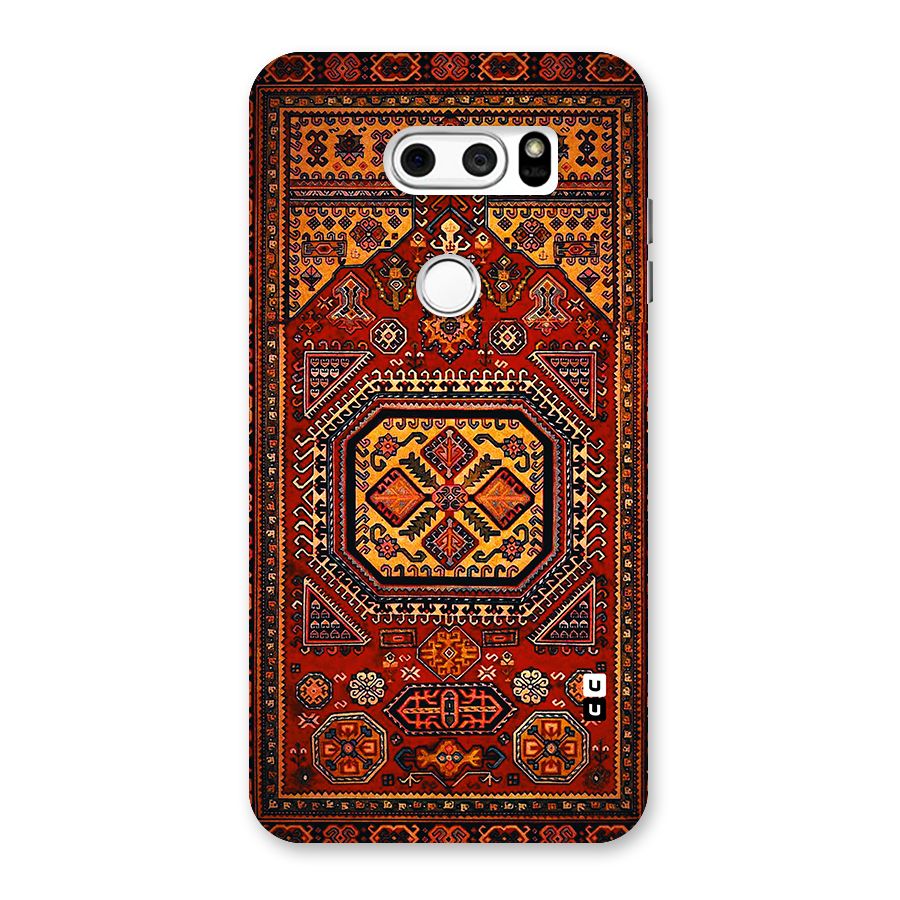 Classic Luxury Carpet Pattern Back Case for LG V30