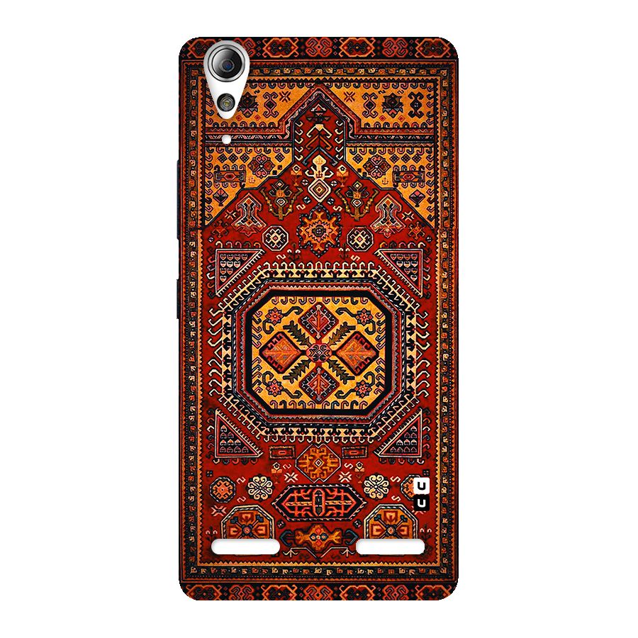 Classic Luxury Carpet Pattern Back Case for Lenovo A6000 Plus
