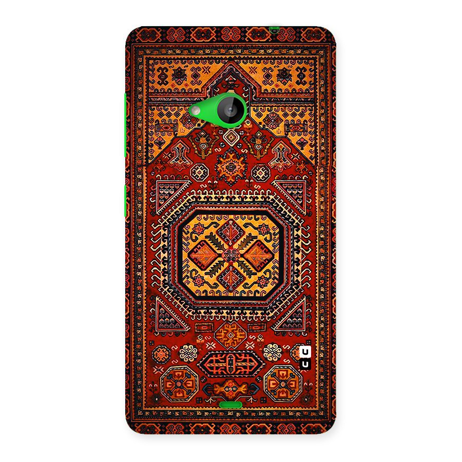 Classic Luxury Carpet Pattern Back Case for Lumia 535