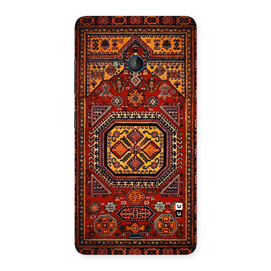 Classic Luxury Carpet Pattern Back Case for Lumia 540