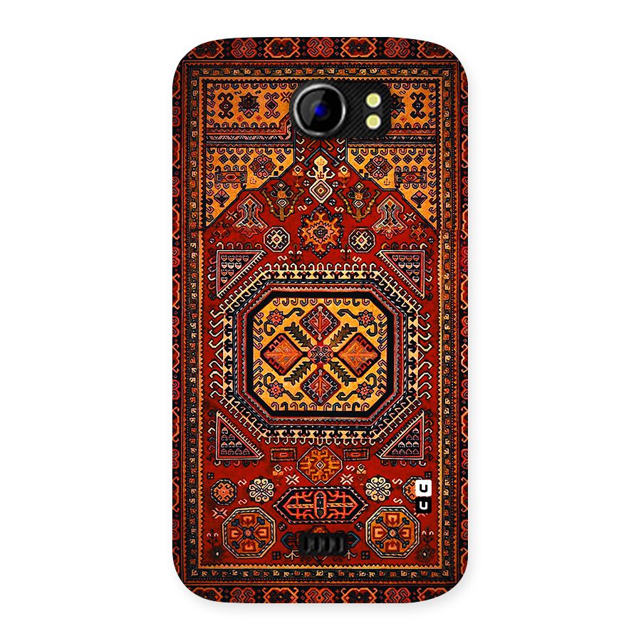 Classic Luxury Carpet Pattern Back Case for Micromax Canvas 2 A110