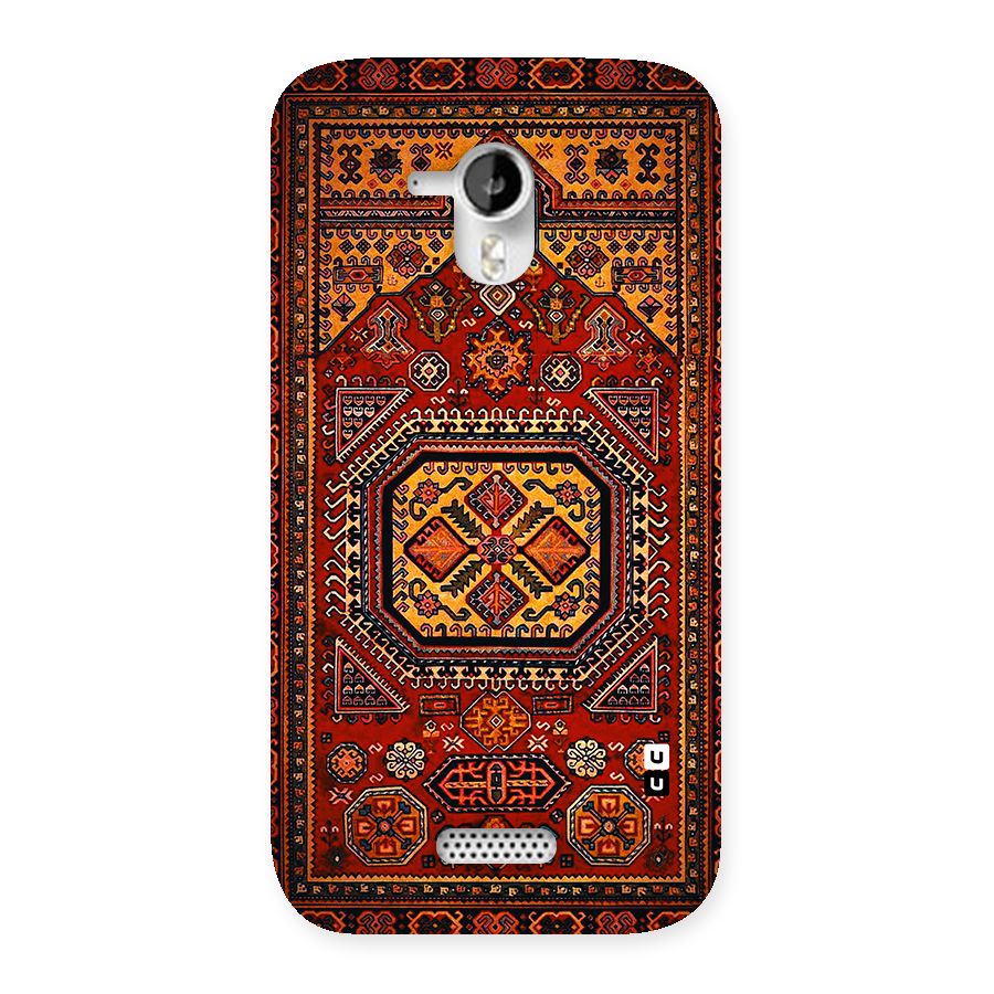 Classic Luxury Carpet Pattern Back Case for Micromax Canvas HD A116