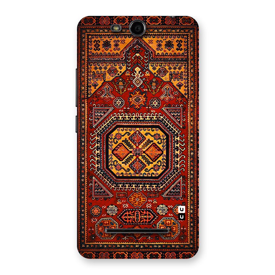 Classic Luxury Carpet Pattern Back Case for Micromax Canvas Juice 3 Q392