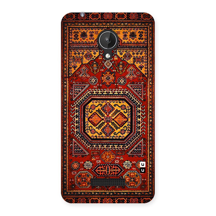 Classic Luxury Carpet Pattern Back Case for Micromax Canvas Spark Q380
