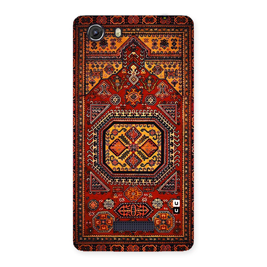 Classic Luxury Carpet Pattern Back Case for Micromax Unite 3