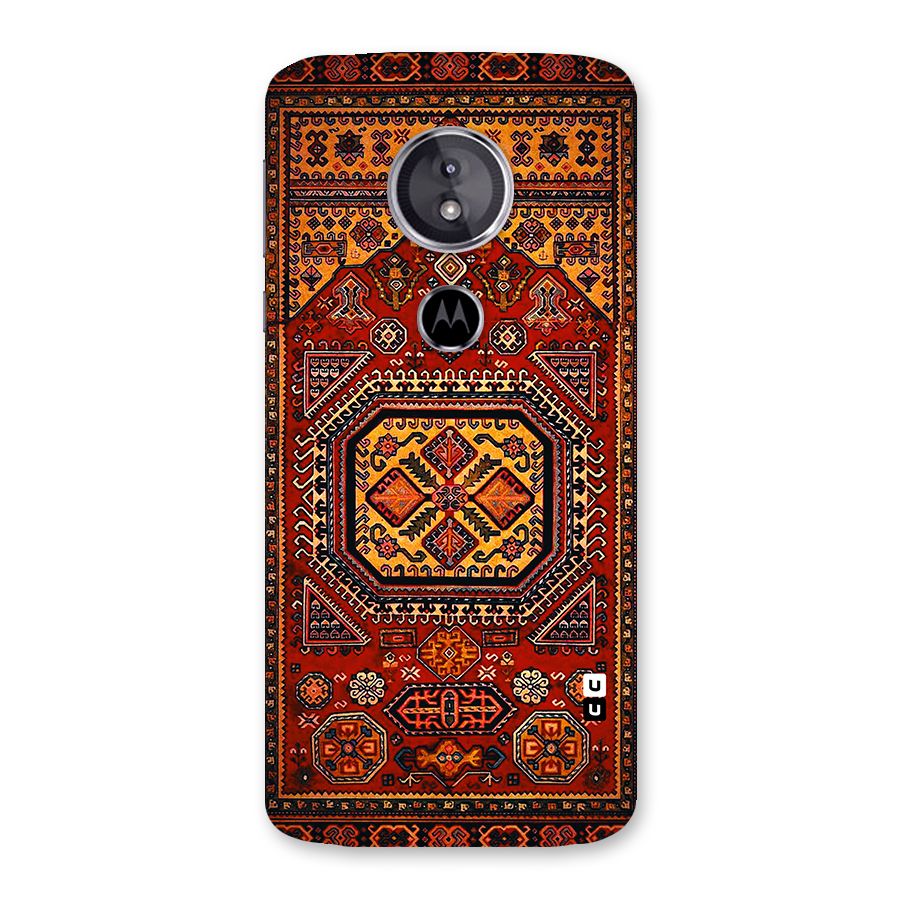 Classic Luxury Carpet Pattern Back Case for Moto E5