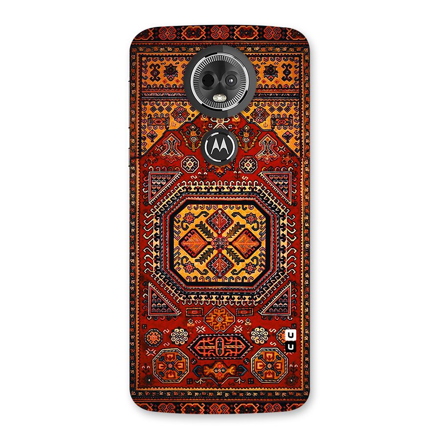 Classic Luxury Carpet Pattern Back Case for Moto E5 Plus