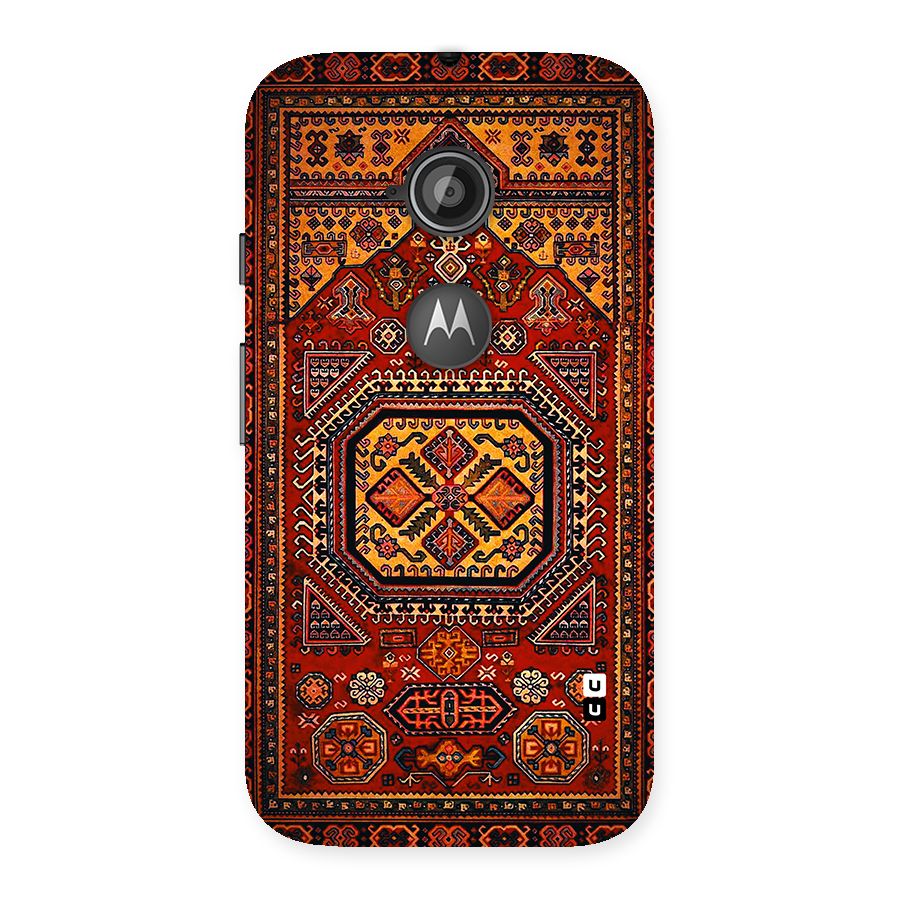 Classic Luxury Carpet Pattern Back Case for Moto E 2nd Gen