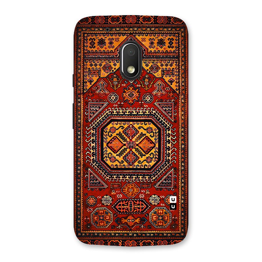 Classic Luxury Carpet Pattern Back Case for Moto G4 Play