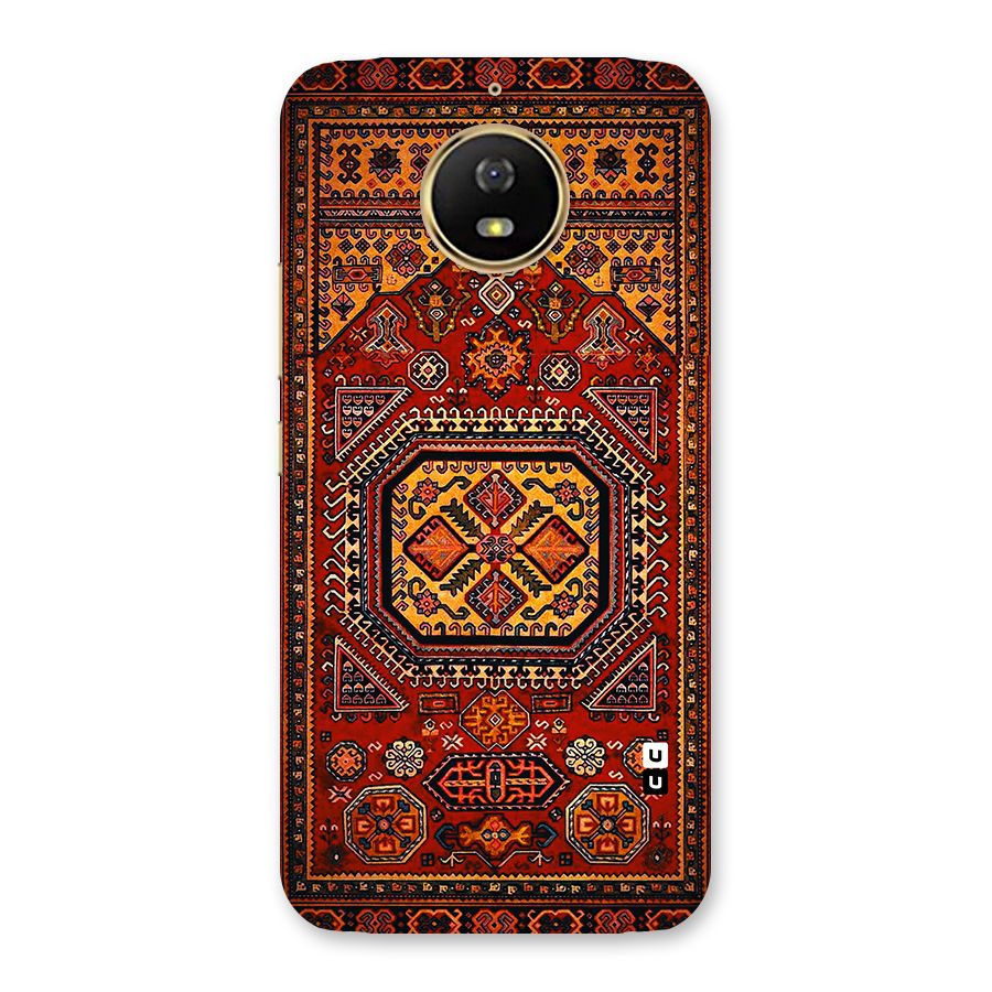Classic Luxury Carpet Pattern Back Case for Moto G5s