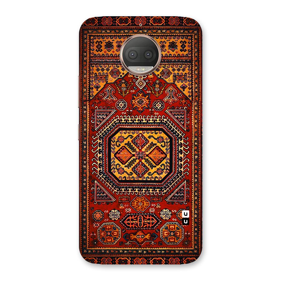 Classic Luxury Carpet Pattern Back Case for Moto G5s Plus