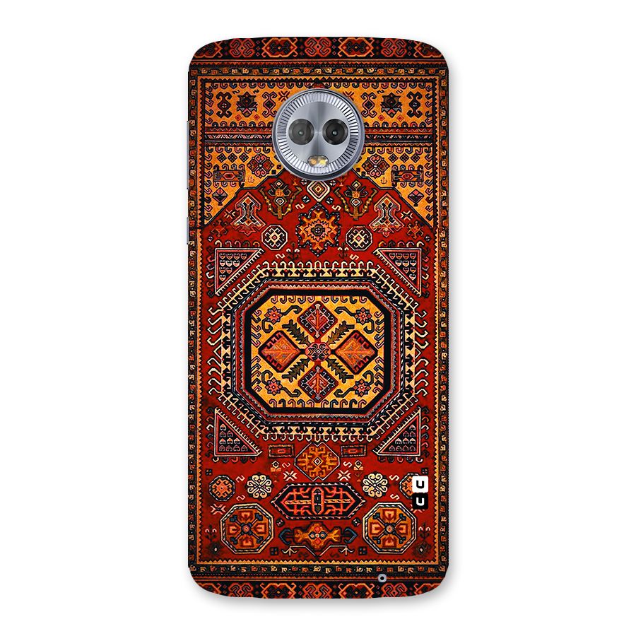 Classic Luxury Carpet Pattern Back Case for Moto G6 Plus