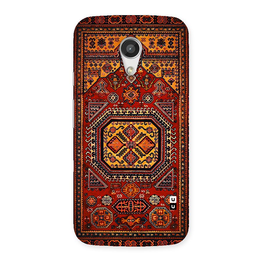 Classic Luxury Carpet Pattern Back Case for Moto G 2nd Gen