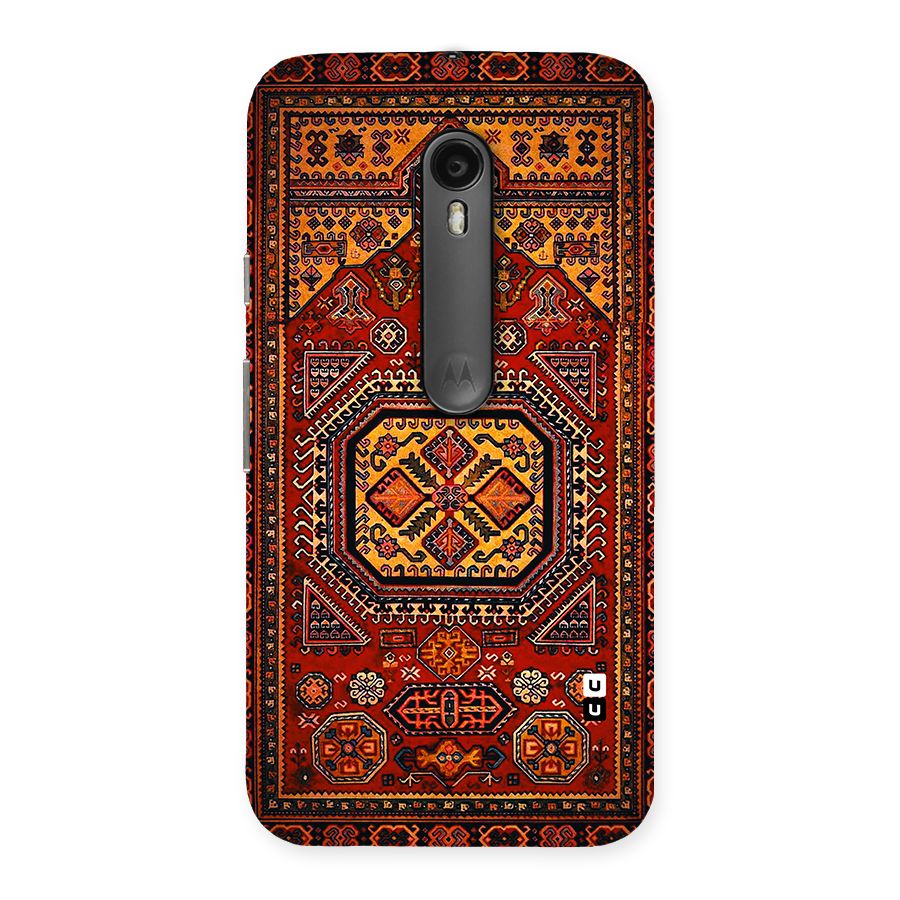 Classic Luxury Carpet Pattern Back Case for Moto G Turbo