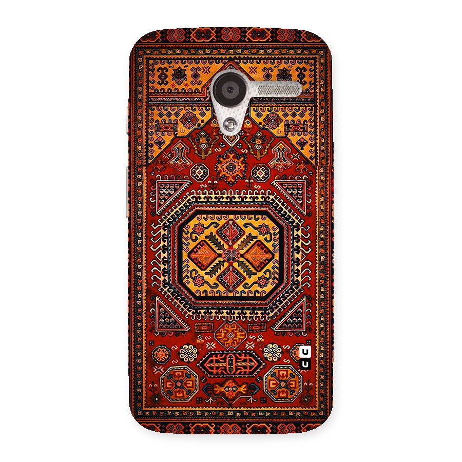 Classic Luxury Carpet Pattern Back Case for Moto X