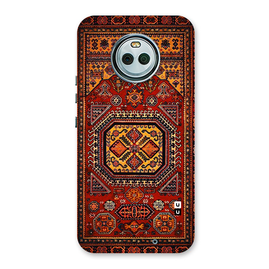 Classic Luxury Carpet Pattern Back Case for Moto X4