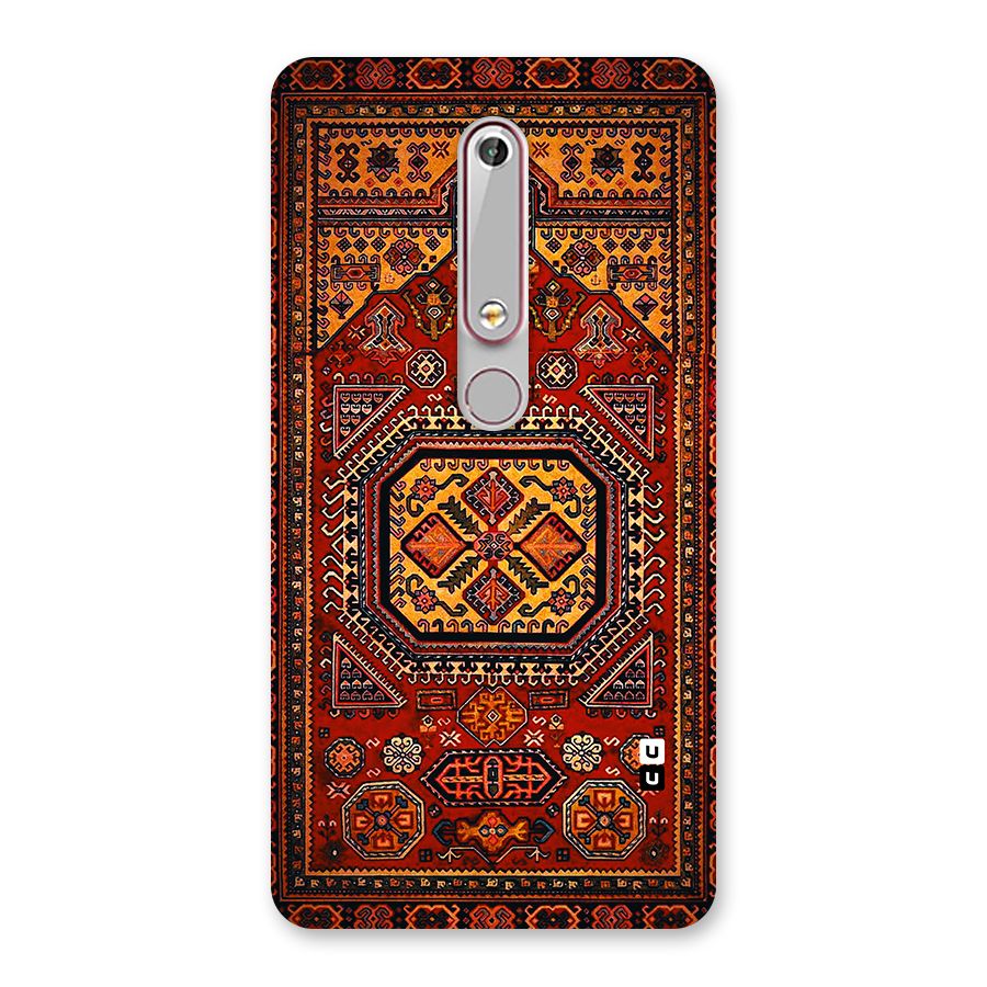 Classic Luxury Carpet Pattern Back Case for Nokia 6.1