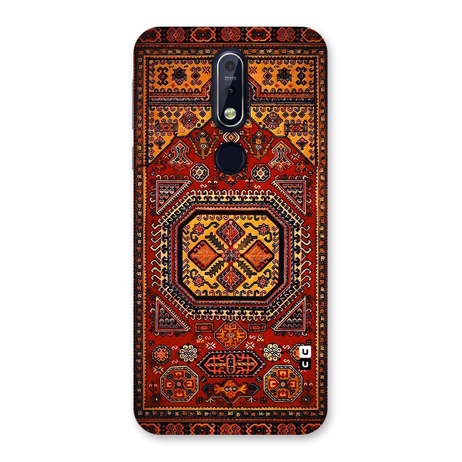 Classic Luxury Carpet Pattern Back Case for Nokia 7.1