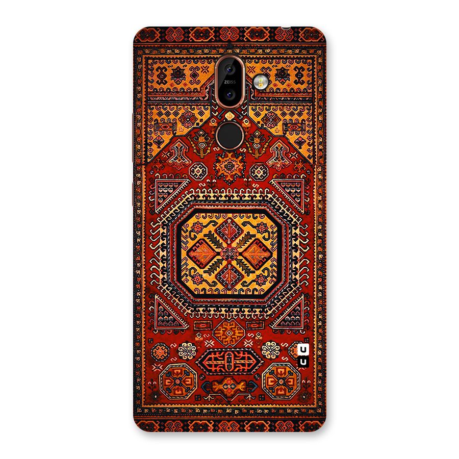 Classic Luxury Carpet Pattern Back Case for Nokia 7 Plus