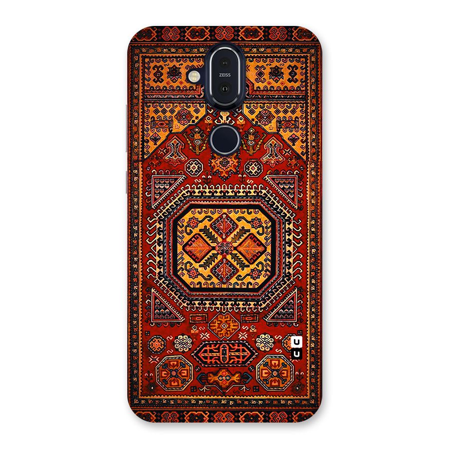 Classic Luxury Carpet Pattern Back Case for Nokia 8.1