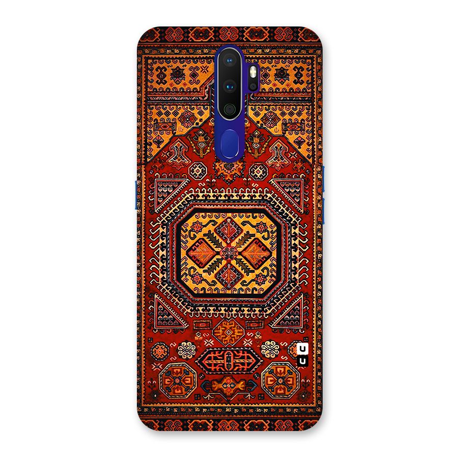Classic Luxury Carpet Pattern Back Case for Oppo A9 (2020)