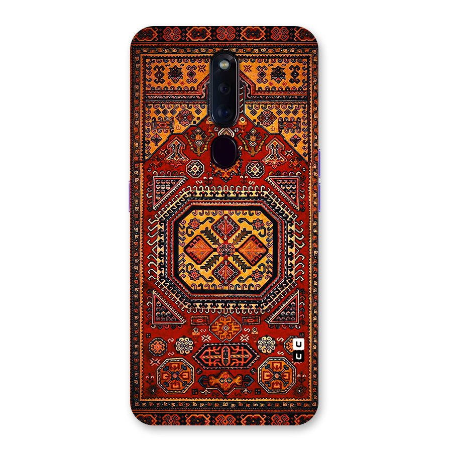Classic Luxury Carpet Pattern Back Case for Oppo F11 Pro