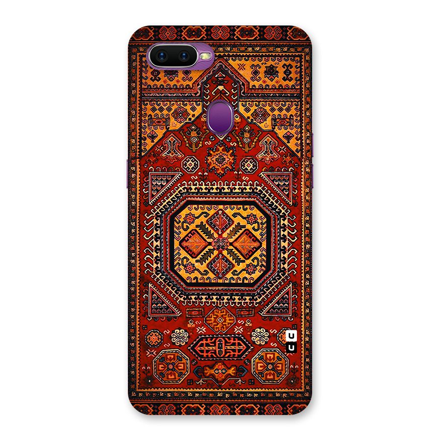 Classic Luxury Carpet Pattern Back Case for Oppo F9