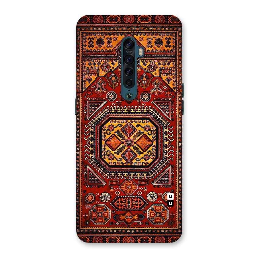 Classic Luxury Carpet Pattern Back Case for Oppo Reno2