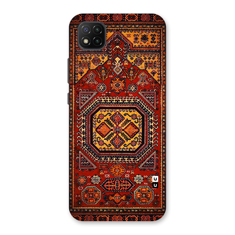 Classic Luxury Carpet Pattern Back Case for Poco C3