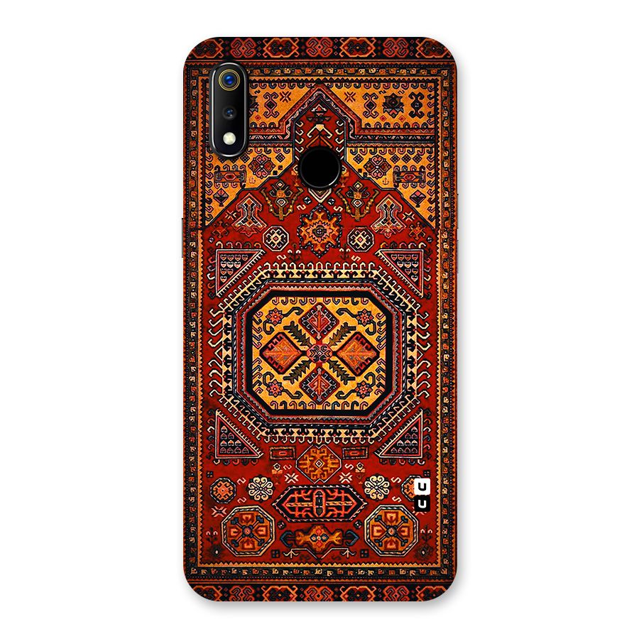 Classic Luxury Carpet Pattern Back Case for Realme 3