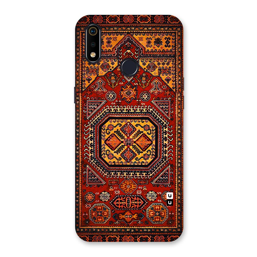 Classic Luxury Carpet Pattern Back Case for Realme 3i