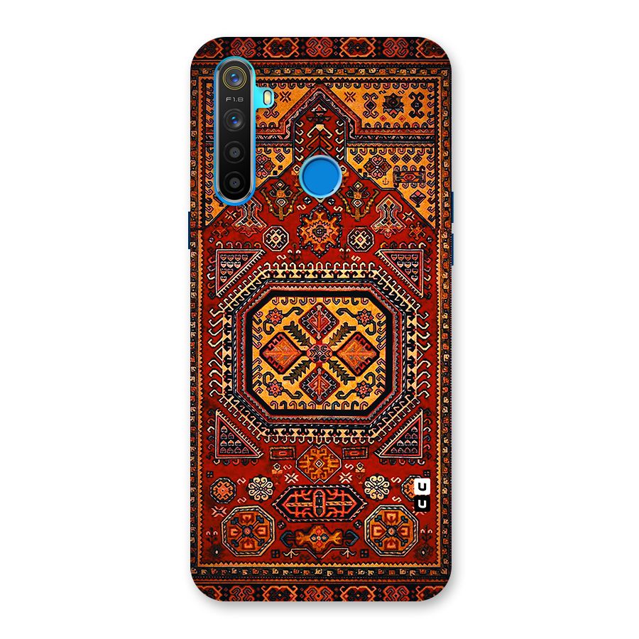 Classic Luxury Carpet Pattern Back Case for Realme 5