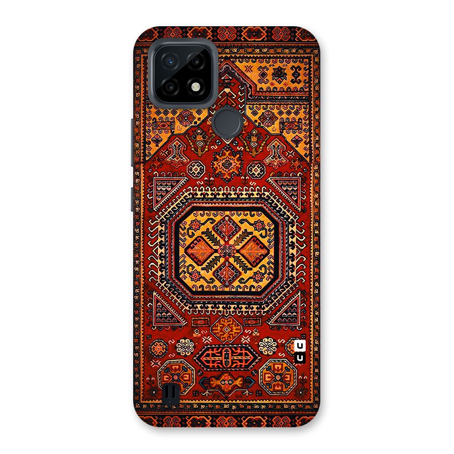 Classic Luxury Carpet Pattern Back Case for Realme C21