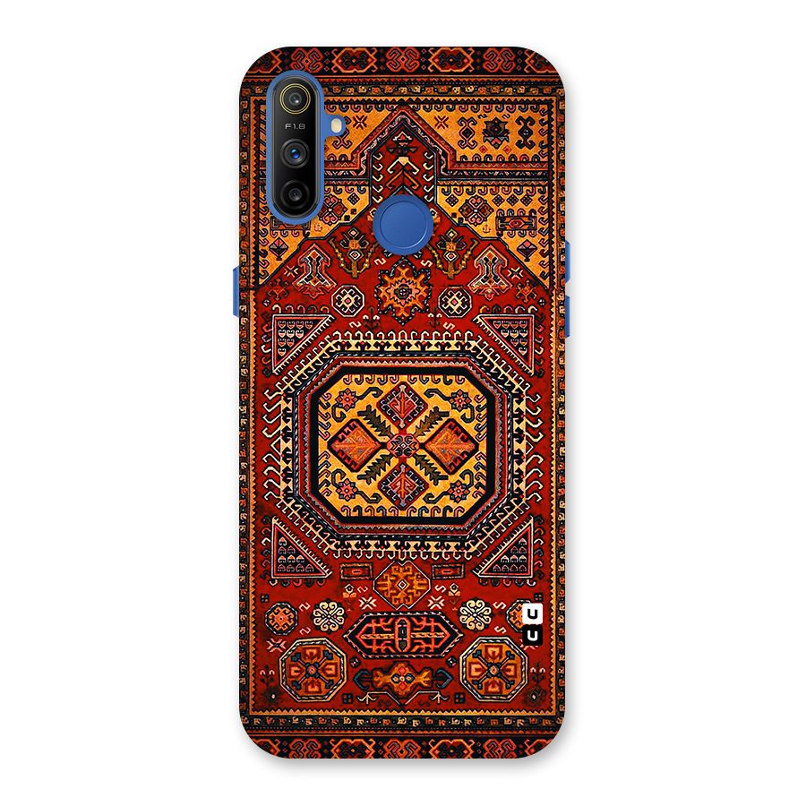 Classic Luxury Carpet Pattern Back Case for Realme Narzo 10A