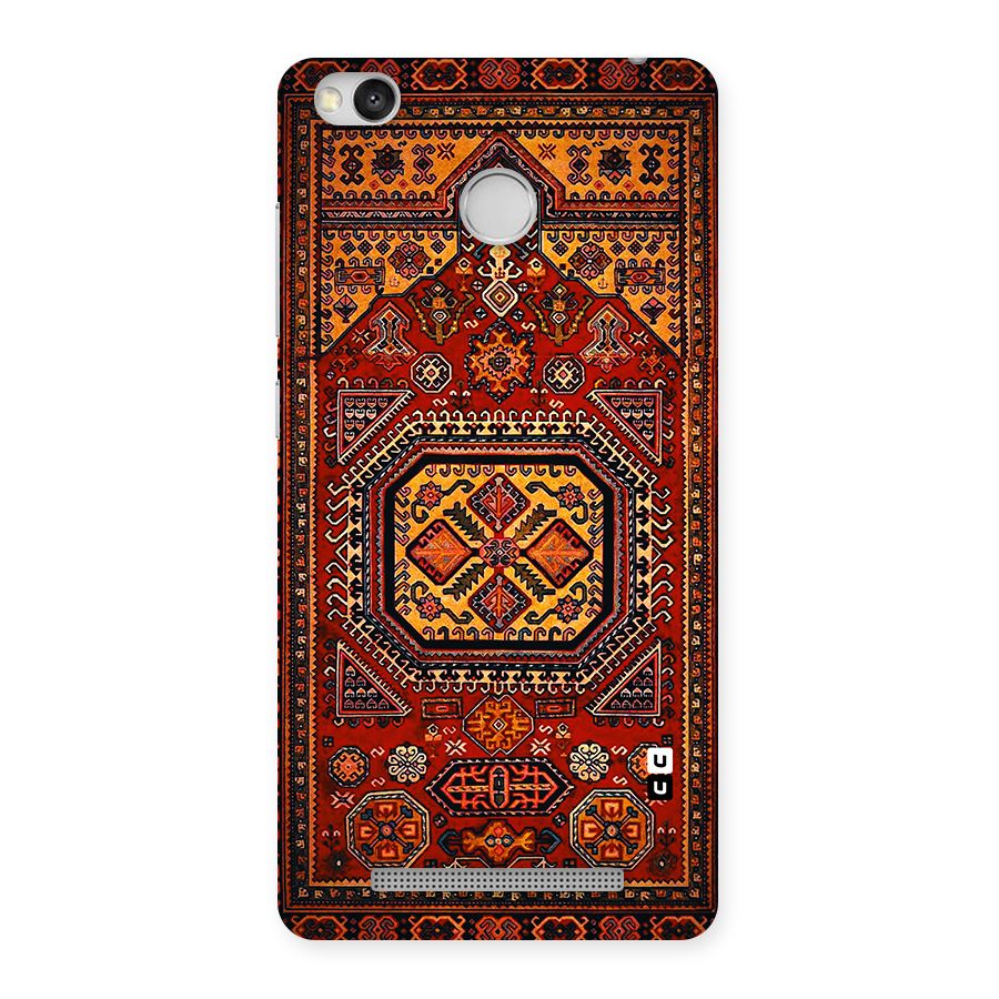 Classic Luxury Carpet Pattern Back Case for Redmi 3S Prime