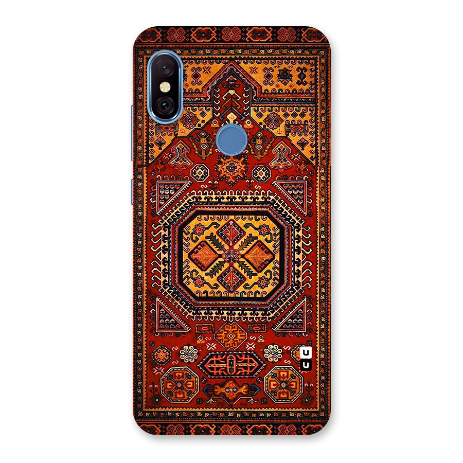 Classic Luxury Carpet Pattern Back Case for Redmi Note 6 Pro