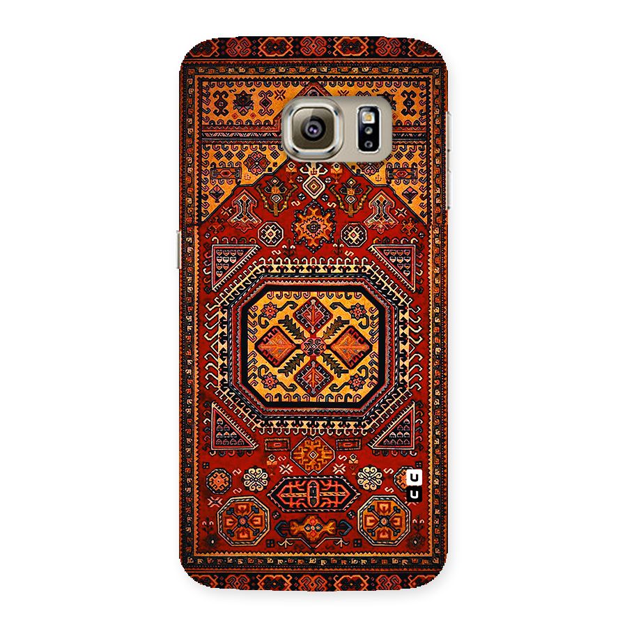 Classic Luxury Carpet Pattern Back Case for Samsung Galaxy S6 Edge