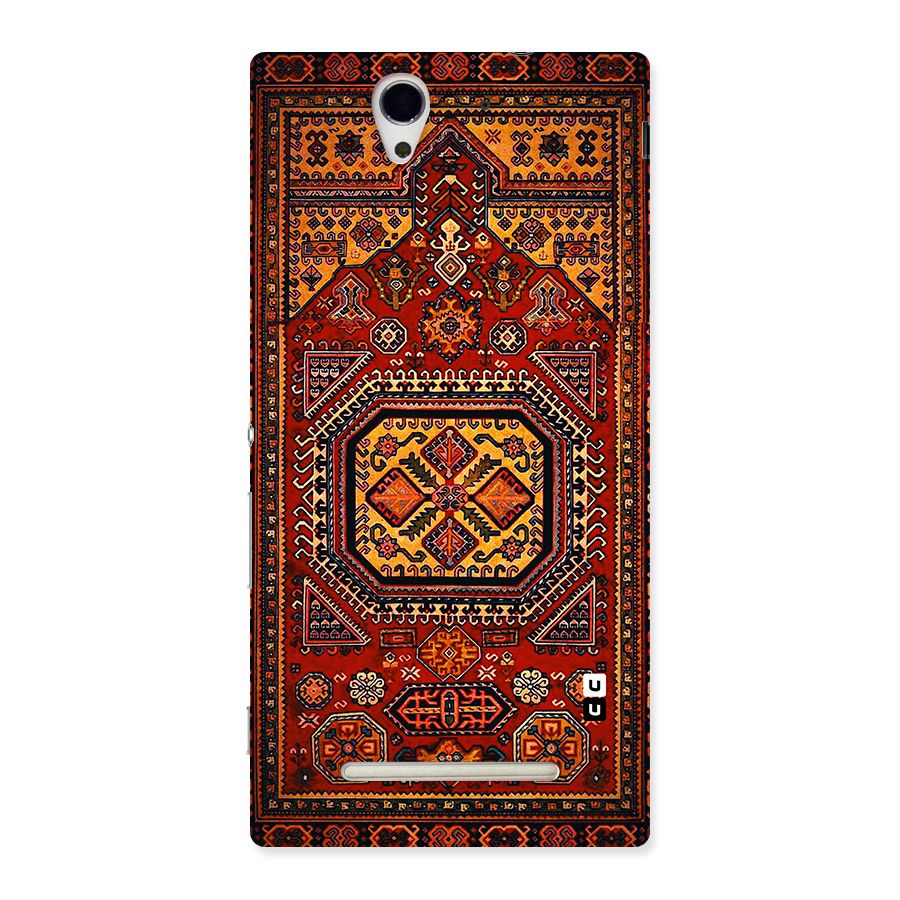 Classic Luxury Carpet Pattern Back Case for Sony Xperia C3