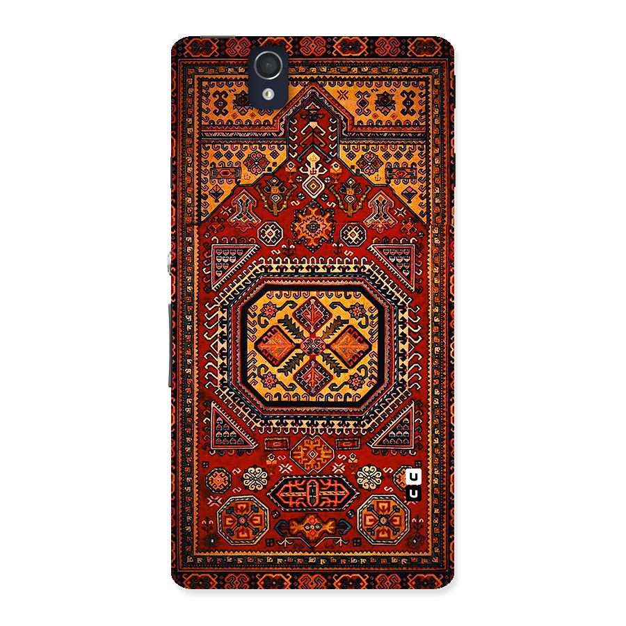 Classic Luxury Carpet Pattern Back Case for Sony Xperia Z