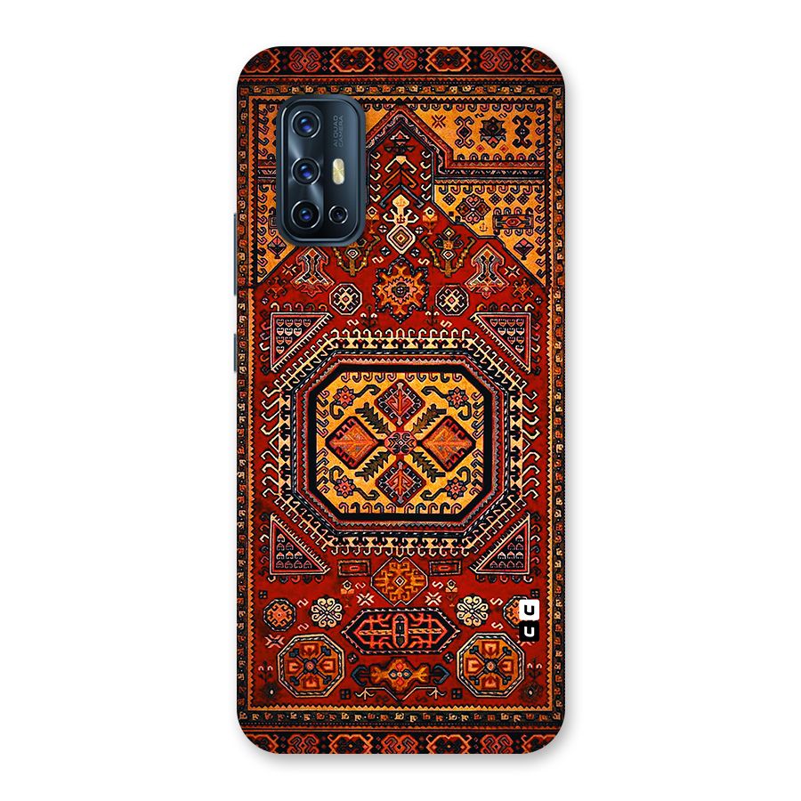 Classic Luxury Carpet Pattern Back Case for Vivo V17