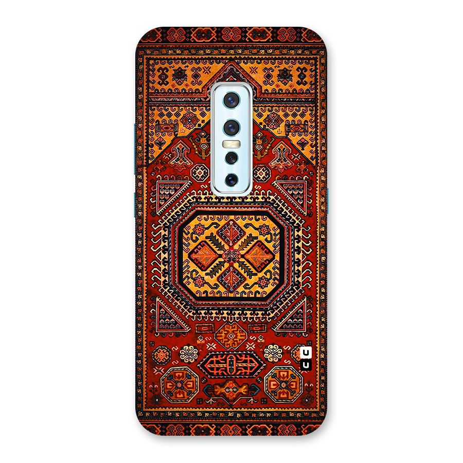 Classic Luxury Carpet Pattern Back Case for Vivo V17 Pro