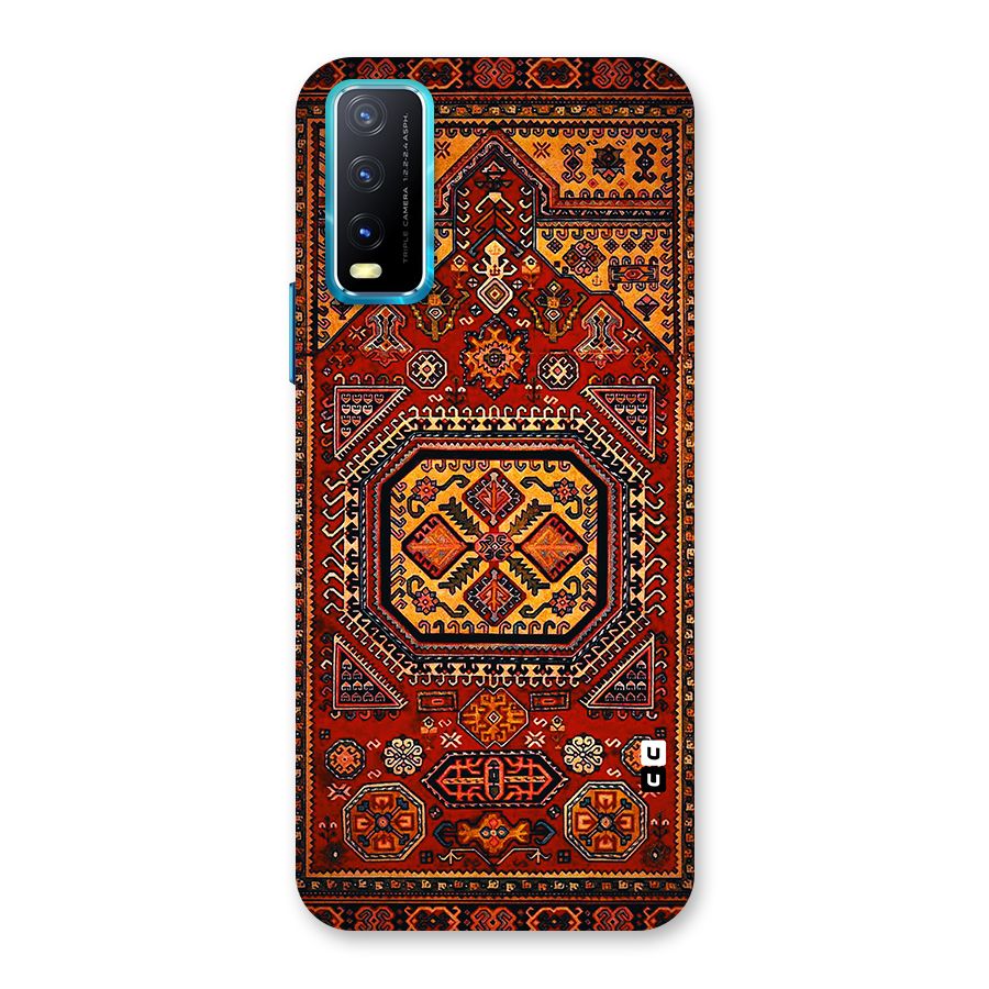 Classic Luxury Carpet Pattern Back Case for Vivo Y20A