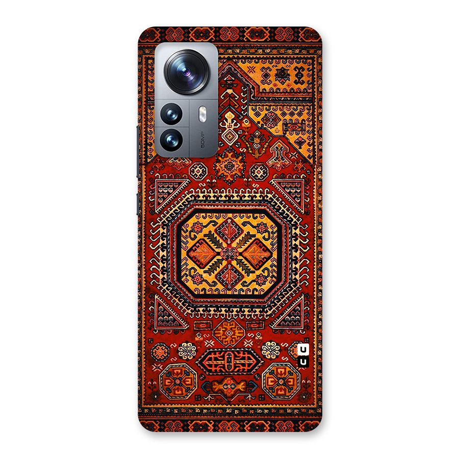 Classic Luxury Carpet Pattern Back Case for Xiaomi 12 Pro