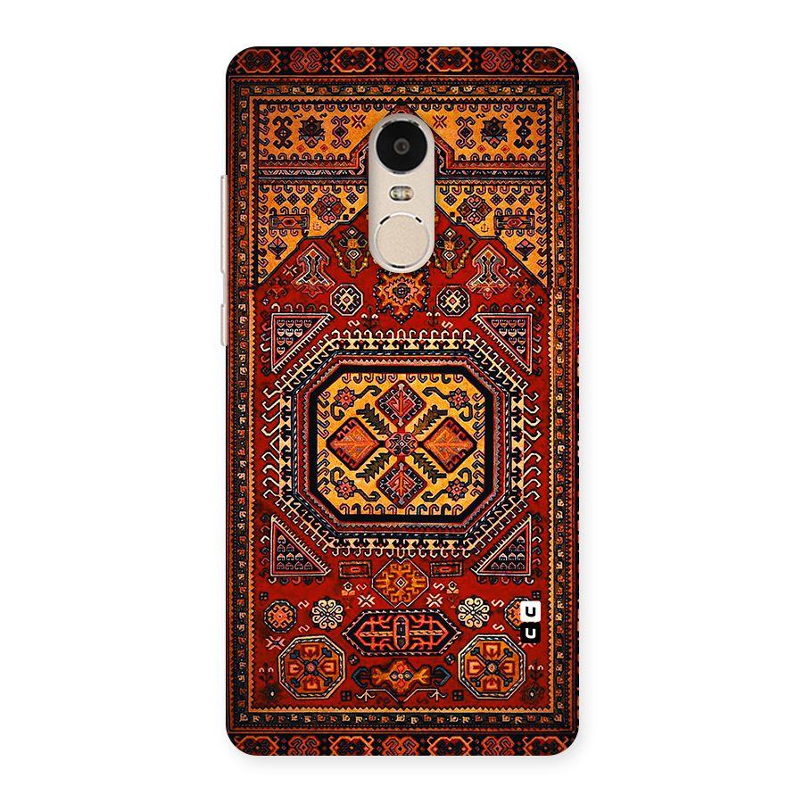 Classic Luxury Carpet Pattern Back Case for Xiaomi Redmi Note 4