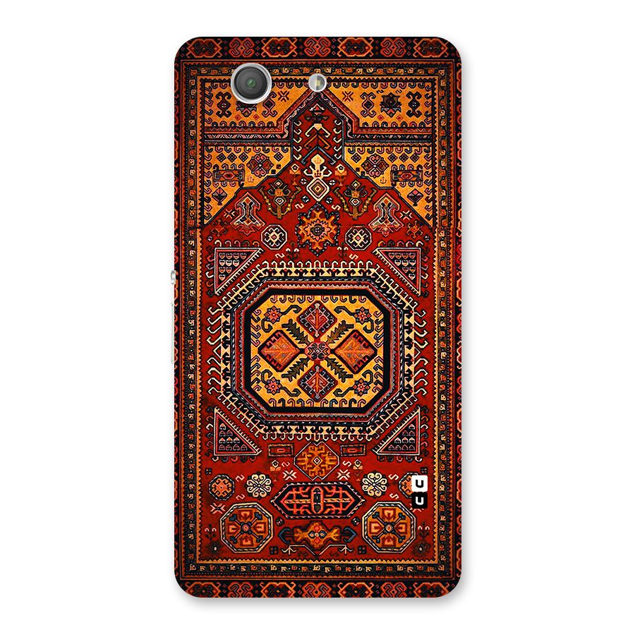 Classic Luxury Carpet Pattern Back Case for Xperia Z3 Compact