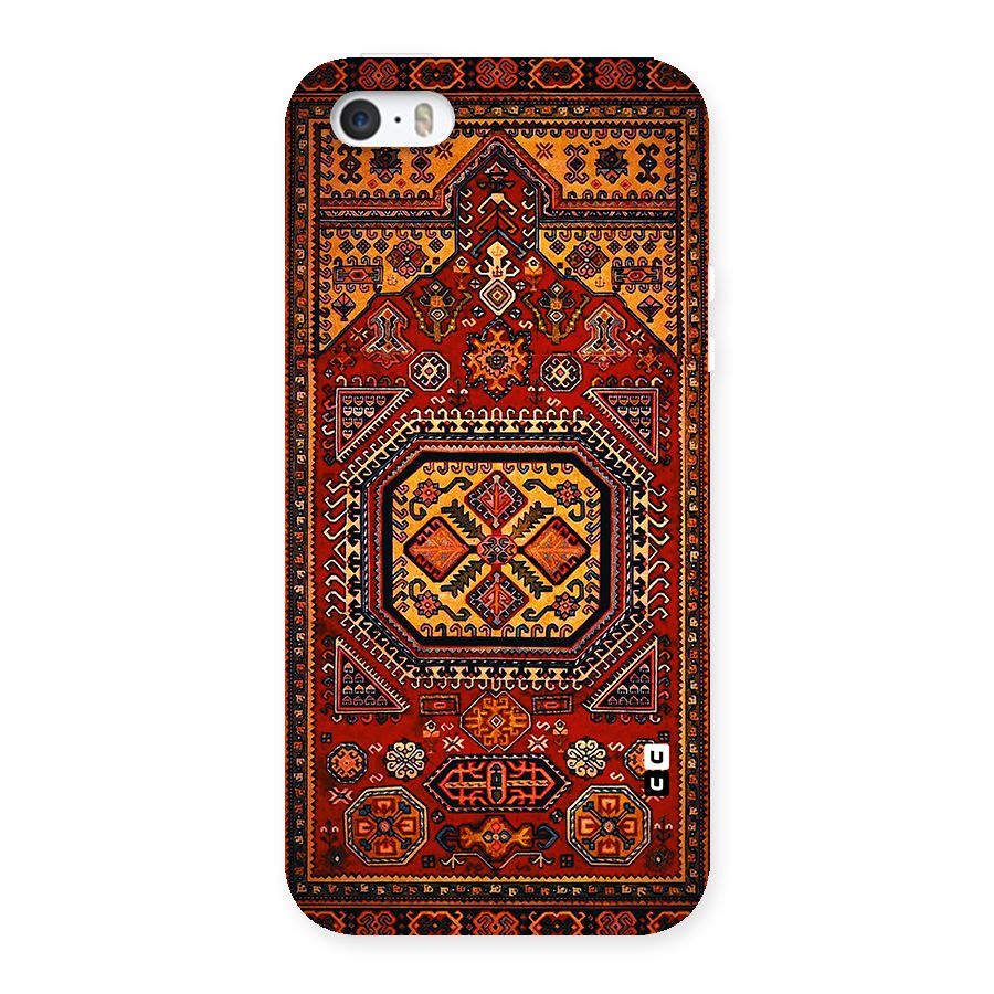 Classic Luxury Carpet Pattern Back Case for iPhone SE